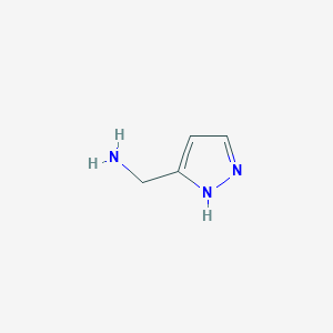 molecular formula C4H7N3 B1278141 (1h-Pyrazol-3-yl)methanamine CAS No. 37599-58-9
