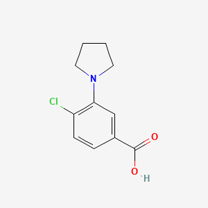 4-chloro-3-pyrrolidin-1-yl-benzoic Acid