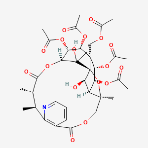 molecular formula C36H45NO17 B12781512 Neoeuonymine CAS No. 33510-25-7