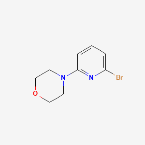 molecular formula C9H11BrN2O B1278154 2-Bromo-6-morpholinopyridine CAS No. 332134-60-8