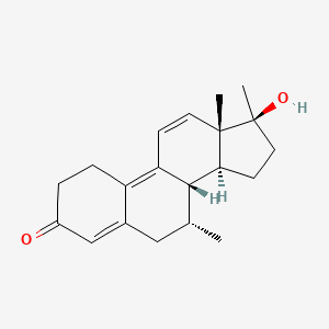 molecular formula C20H26O2 B12781556 Dimethyltrienolone CAS No. 10110-86-8
