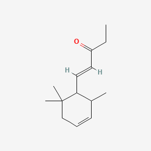 molecular formula C14H22O B12781560 Methyl-delta-ionone CAS No. 7784-98-7