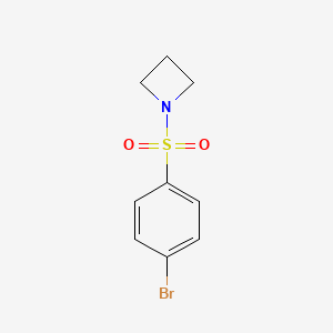 molecular formula C9H10BrNO2S B1278157 1-((4-Bromophenyl)sulfonyl)azetidine CAS No. 530081-57-3