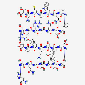 molecular formula C153H225N43O49S B12781577 Glucagon (1-29) (human, rat, porcine) 