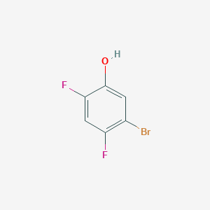molecular formula C6H3BrF2O B1278163 5-溴-2,4-二氟苯酚 CAS No. 355423-48-2