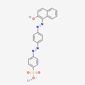 molecular formula C22H15LiN4O4S B12781643 C.I. Acid red 151 CAS No. 51988-26-2