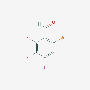 molecular formula C7H2BrF3O B1278165 6-溴-2,3,4-三氟苯甲醛 CAS No. 372519-10-3