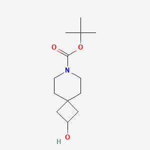 molecular formula C13H23NO3 B1278166 叔丁基 2-羟基-7-氮杂螺[3.5]壬烷-7-羧酸酯 CAS No. 240401-28-9