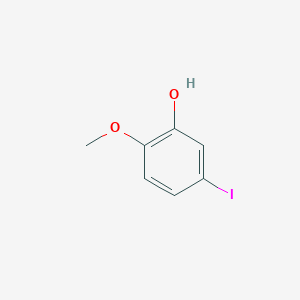 molecular formula C7H7IO2 B1278167 5-碘-2-甲氧基苯酚 CAS No. 160257-85-2