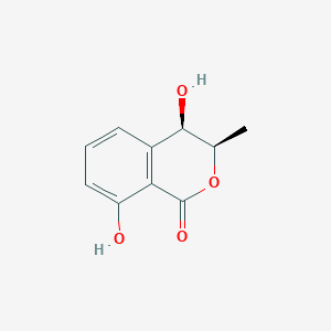 molecular formula C10H10O4 B12781680 cis-4-Hydroxymellein CAS No. 32885-83-9