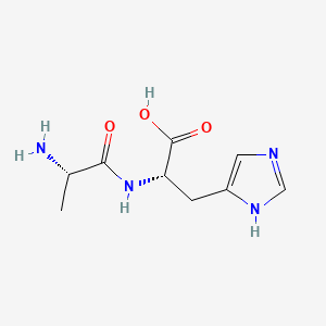 molecular formula C9H14N4O3 B1278170 Ala-His CAS No. 3253-17-6