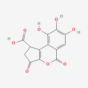 molecular formula C13H8O8 B1278173 Brevifolincarboxylic acid 