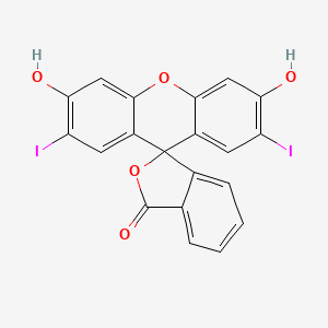 molecular formula C20H10I2O5 B12781739 2',7'-Diiodofluorescein CAS No. 83498-89-9