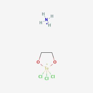 molecular formula C2H8Cl3NO2Te+ B1278175 CID 9839786 