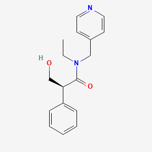 molecular formula C17H20N2O2 B12781820 Tropicamide, (S)- CAS No. 92934-64-0