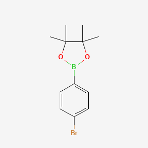 molecular formula C12H16BBrO2 B1278184 2-(4-溴苯基)-4,4,5,5-四甲基-1,3,2-二氧杂硼环丁烷 CAS No. 68716-49-4