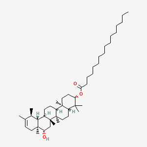molecular formula C46H80O3 B12781846 Faradiol 3-palmitate CAS No. 193690-84-5