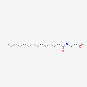 molecular formula C17H35NO2 B12781867 N-Hydroxyethyl-N-methylmyristamide CAS No. 10394-85-1