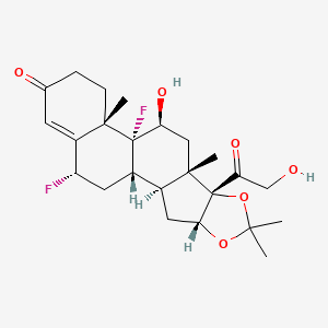 molecular formula C24H32F2O6 B12781872 Dihydrofluocinolone acetonide CAS No. 1178-54-7