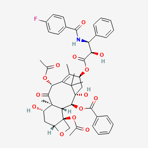 molecular formula C47H50FNO14 B12781894 4-Fluoropaclitaxel CAS No. 148548-30-5