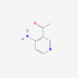 molecular formula C7H8N2O B1278190 1-(4-氨基吡啶-3-基)乙酮 CAS No. 53277-43-3