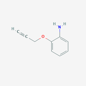 molecular formula C9H9NO B1278191 2-(丙-2-炔-1-氧基)苯胺 CAS No. 52536-39-7