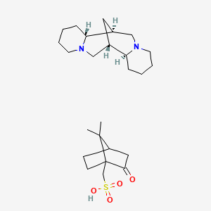 molecular formula C25H42N2O4S B12781930 Sparteine camsilate CAS No. 74664-10-1