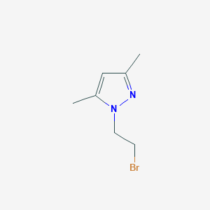 molecular formula C7H11BrN2 B1278198 1-(2-溴乙基)-3,5-二甲基-1H-吡唑 CAS No. 67000-35-5