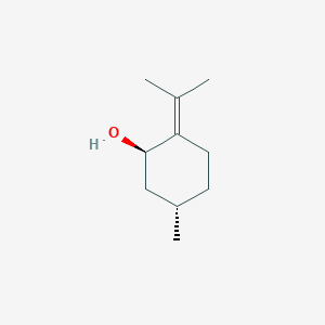 molecular formula C10H18O B12782071 trans-Pulegol CAS No. 18649-91-7