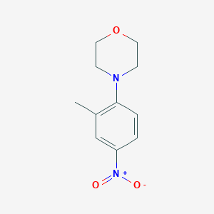 molecular formula C11H14N2O3 B1278214 4-(2-Methyl-4-nitrophenyl)morpholine CAS No. 223404-63-5