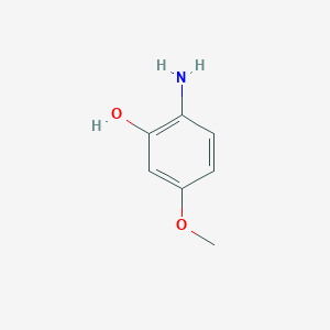 molecular formula C7H9NO2 B1278220 2-氨基-5-甲氧基苯酚 CAS No. 40925-70-0