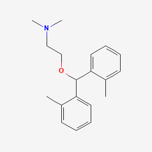 molecular formula C19H25NO B12782248 2-(Di-o-tolylmethoxy)-N,N-dimethylethan-1-amine CAS No. 21945-88-0