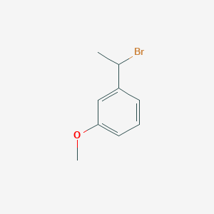 molecular formula C9H11BrO B1278229 1-(1-溴乙基)-3-甲氧基苯 CAS No. 88563-83-1