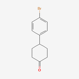 molecular formula C12H13BrO B1278233 4-(4-Bromophenyl)cyclohexanone CAS No. 84892-43-3