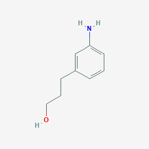 molecular formula C9H13NO B1278238 3-(3-Aminophenyl)propan-1-ol CAS No. 52273-78-6