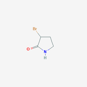 molecular formula C4H6BrNO B1278239 3-Bromopyrrolidin-2-one CAS No. 40557-20-8
