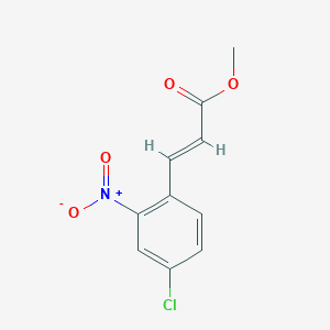 methyl (E)-3-(4-chloro-2-nitrophenyl)prop-2-enoate