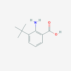 molecular formula C11H15NO2 B1278243 2-Amino-3-tert-butylbenzoic acid CAS No. 917874-35-2