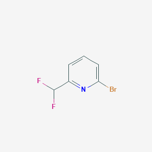 molecular formula C6H4BrF2N B1278245 2-Bromo-6-(difluoromethyl)pyridine CAS No. 872365-91-8