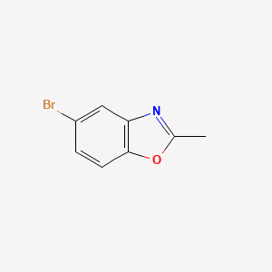 molecular formula C8H6BrNO B1278246 5-Bromo-2-methyl-1,3-benzoxazole CAS No. 5676-56-2