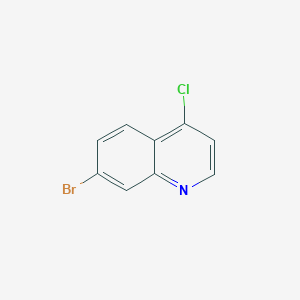 molecular formula C9H5BrClN B1278252 7-溴-4-氯喹啉 CAS No. 75090-52-7