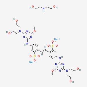 molecular formula C34H47N11Na2O14S2 B12782566 Einecs 286-152-0 CAS No. 85187-64-0