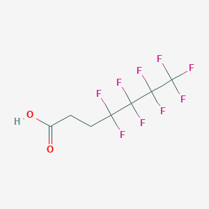 molecular formula C7H5F9O2 B1278257 4,4,5,5,6,6,7,7,7-nonafluoroheptanoic Acid CAS No. 80705-13-1