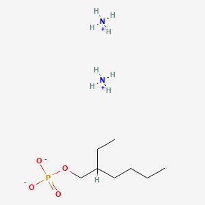 molecular formula C8H25N2O4P B12782582 Diammonium 2-ethylhexyl phosphate CAS No. 86014-62-2
