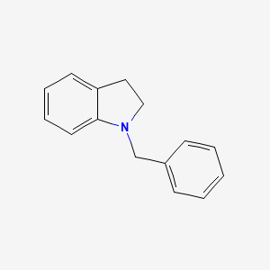 molecular formula C15H15N B1278262 1-Benzylindoline CAS No. 61589-14-8