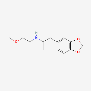 molecular formula C13H19NO3 B12782660 Methylenedioxymethoxyethylamphetamine CAS No. 74698-44-5