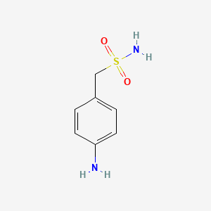 molecular formula C7H10N2O2S B1278272 1-(4-Aminophenyl)methanesulfonamide CAS No. 4403-84-3