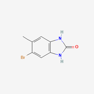 molecular formula C8H7BrN2O B1278290 5-Bromo-6-methyl-1H-benzo[d]imidazol-2(3H)-one CAS No. 634602-92-9