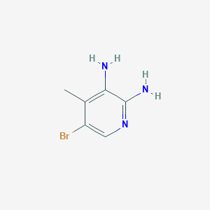 molecular formula C6H8BrN3 B1278292 5-Bromo-4-methylpyridine-2,3-diamine CAS No. 41230-93-7
