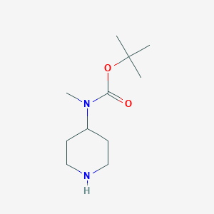molecular formula C11H22N2O2 B012783 Tert-butyl methyl(piperidin-4-yl)carbamate CAS No. 108612-54-0